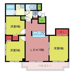 マスヤマンションの物件間取画像